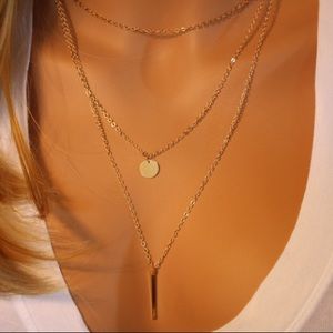 beautiful layered necklace